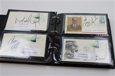 (148) Signed First Day Covers including Phil Mickelson, Gene Sarazen & More
