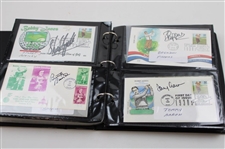 (148) Signed First Day Covers including Phil Mickelson, Gene Sarazen & More