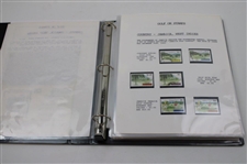 (20) PGA Pro Signed First Day Covers & Stamps including Early Phil Mickelson