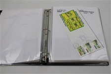 (20) PGA Pro Signed First Day Covers & Stamps including Early Phil Mickelson