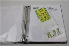 (20) PGA Pro Signed First Day Covers & Stamps including Early Phil Mickelson