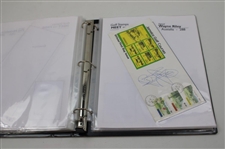 (20) PGA Pro Signed First Day Covers & Stamps including Early Phil Mickelson