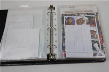 Notebook Of Signed Golf Stamps From Other Countries