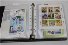 Notebook Of Signed Golf Stamps From Other Countries