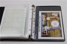 Notebook Of Signed Golf Stamps From Other Countries