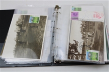 Notebook Of Signed Golf Stamps From Other Countries