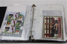 Notebook Of Signed Golf Stamps From Other Countries