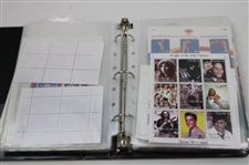 Notebook Of Signed Golf Stamps From Other Countries