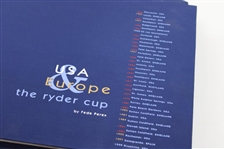 1999 Ryder Cup at Brookline Deluxe Special Ltd Ed Book for the PGA by Fede Perex with Slipcase