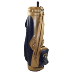 Classic University of Notre Dame Fighting Irish Blue & Gold Full Size Miller Golf Bag w/ ND Umbrella