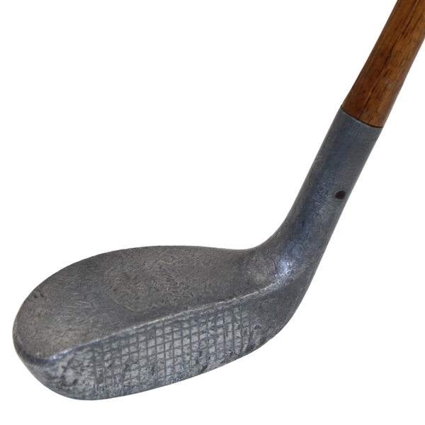 c. 1920 Huntly Putter w/ Unique Thumb Groove Made in England