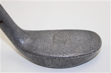 c. 1920 Huntly Putter w/ Unique Thumb Groove Made in England
