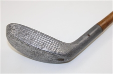 c. 1920 Huntly Putter w/ Unique Thumb Groove Made in England