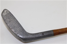 c. 1920 Huntly Putter w/ Unique Thumb Groove Made in England