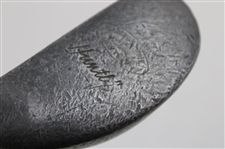 c. 1920 Huntly Putter w/ Unique Thumb Groove Made in England