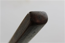 c. 1920 Huntly Putter w/ Unique Thumb Groove Made in England