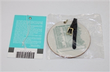 1997 Masters Wednesday Practice Round Ticket #Y02108 w/Unopened 1997 Bag Tag - Tiger Win
