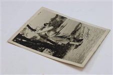 Bobby Jones Signed & Inscribed Original Post-Swing Photo JSA ALOA