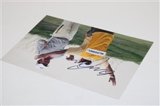 Graeme McDowell Signed 2010 US Open at Pebble Beach Photo Celebrating w/His Caddie JSA ALOA