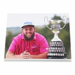 Andrew Beef Johnston Signed Trophy Photo JSA ALOA