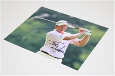 Tom Watson Signed Post Swing Photo JSA ALOA