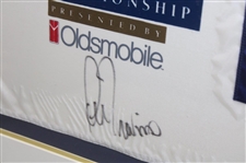 Lee Trevino Signed 1994 PGA Senior Championship Flag & Money Clip Display - Framed