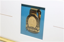 Mark Brooks Signed 1996 PGA Championship at Valhalla Flag & Money Clip Display - Framed