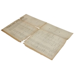 1902 Evening Times Golf Tournament at Musselburgh Competition Bracket Sheet