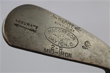 Macgregor Dayton, OH Radite Accurate Clubs - Mashie, Mid-Iron, Niblick, Jigger & Putter