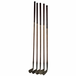 Macgregor Dayton, OH Radite Accurate Clubs - Mashie, Mid-Iron, Niblick, Jigger & Putter