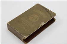 c1920's Society Golf Belle Fancy Back Gold Edge Playing Cards with Box