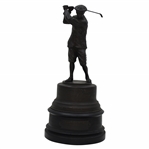 1913 Sleepy Hollow Country Club Golfer Statue Champion Trophy