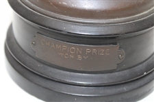 1913 Sleepy Hollow Country Club Golfer Statue Champion Trophy