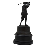 1913 Sleepy Hollow Country Club Golfer Statue Champion Trophy