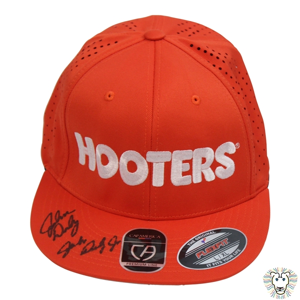 John Daly & John Daly Jr Signed Hooters Hat - Daly Collection JSA ALOA