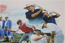 Hale Irwin's Dave Stockton Signed '1991' Ryder Cup at Kiawah Island Posters w/'Captain' JSA ALOA