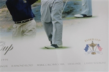 Hale Irwin's Dave Stockton Signed '1991' Ryder Cup at Kiawah Island Posters w/'Captain' JSA ALOA