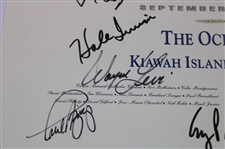 Hale Irwin's Signed 1991 Ryder Cup Team USA at Kiawah Island Posters JSA ALOA