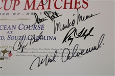 Hale Irwin's Signed 1991 Ryder Cup Team USA at Kiawah Island Posters JSA ALOA