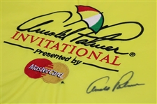 Arnold Palmer Signed Arnold Palmer Invitational Yellow Embroidered Flag JSA ALOA