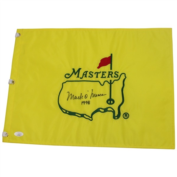 Mark OMeara Signed Undated Masters Embroidered Flag w/1998 JSA #AX87952