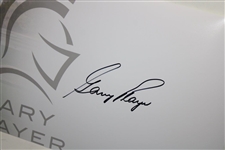 Gary Player Signed Grand Slam Trophy Panoramic  36 1/4x12 Collage JSA ALOA