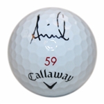 Annika Sorenstam Signed Callaway 59 Logo Golf Ball JSA ALOA