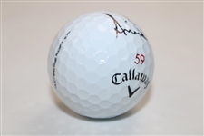 Annika Sorenstam Signed Callaway '59' Logo Golf Ball JSA ALOA