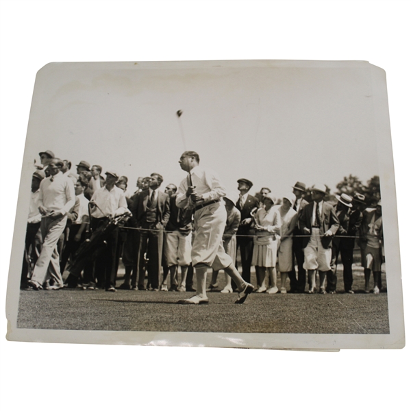 1928 Walter Hagen Match Play with Archie Compston Large Sweeping Action Photo