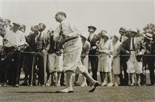 1928 Walter Hagen 'Match Play with Archie Compston' Large Sweeping Action Photo
