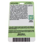 Rory McIlroy Signed 2025 Masters Berckmans Place Thursday Badge #H01436 JSA ALOA