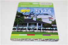 Rory McIlroy Signed 2025 Masters Berckmans Place Thursday Badge #H01436 JSA ALOA