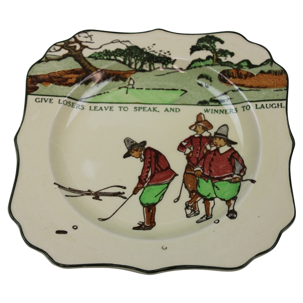 Royal Doulton Give Losers Leave to Speak, And Winners to Laugh Ceramic Plate