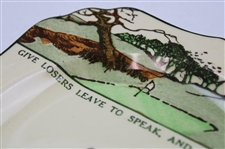 Royal Doulton 'Give Losers Leave to Speak, And Winners to Laugh' Ceramic Plate